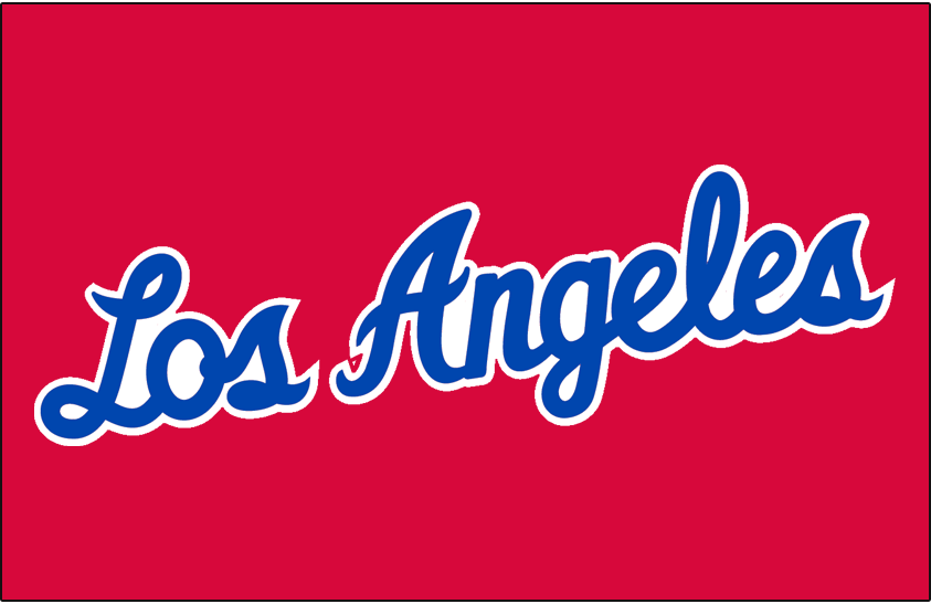 Los Angeles Clippers 1987-1989 Jersey Logo fabric transfer